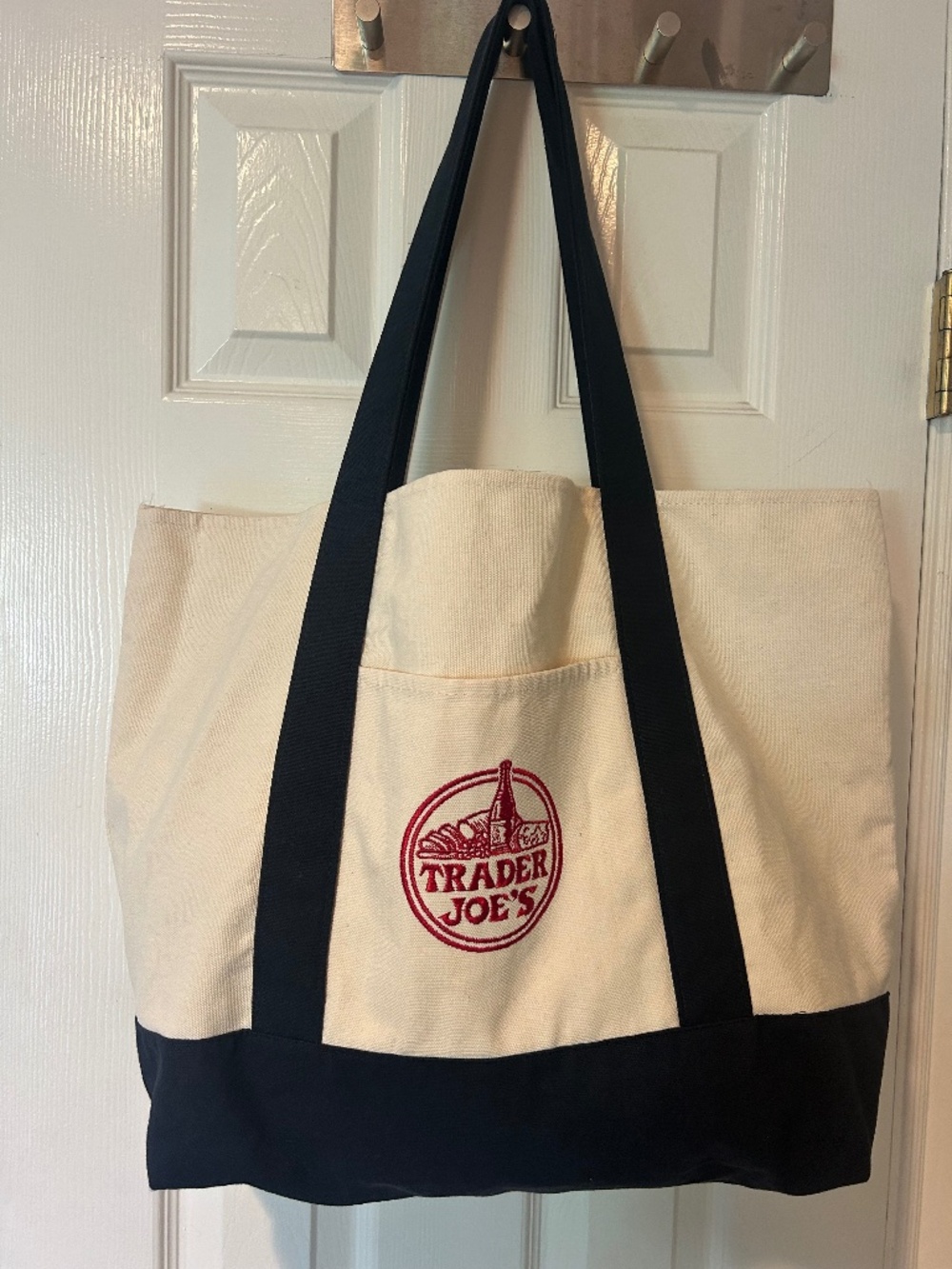 Trader Joe’s large navy tote